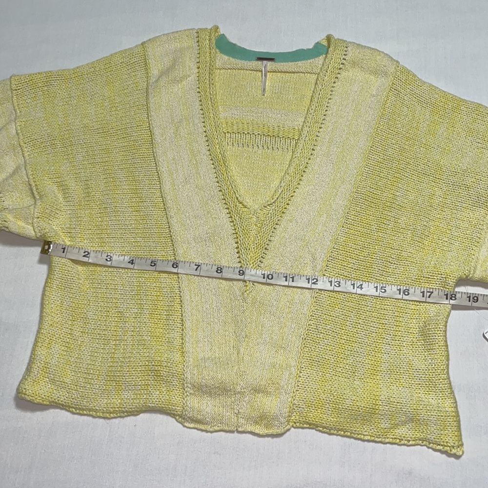 Free People Lemonade Stand Sweater Small - Picture 6 of 13